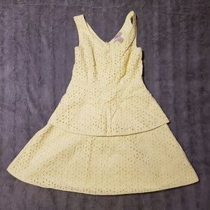 Yellow Tiered Sundress
